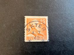 Gustaf V Adolf profil höger facit 277 praktstämplat SÄTER