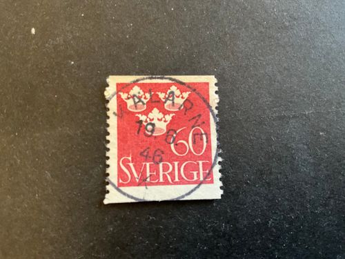 Tre kronor facit 286 praktstämplat KÄLARNE