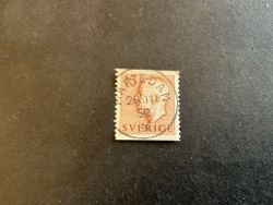 Gustaf VI Adolf typ 401 lyxstämplat MARIEDAM