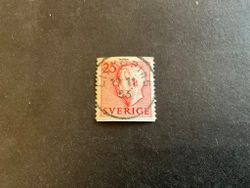 Gustaf VI Adolf typ I facit nr 405 A lyxstämplat LIDKÖPING