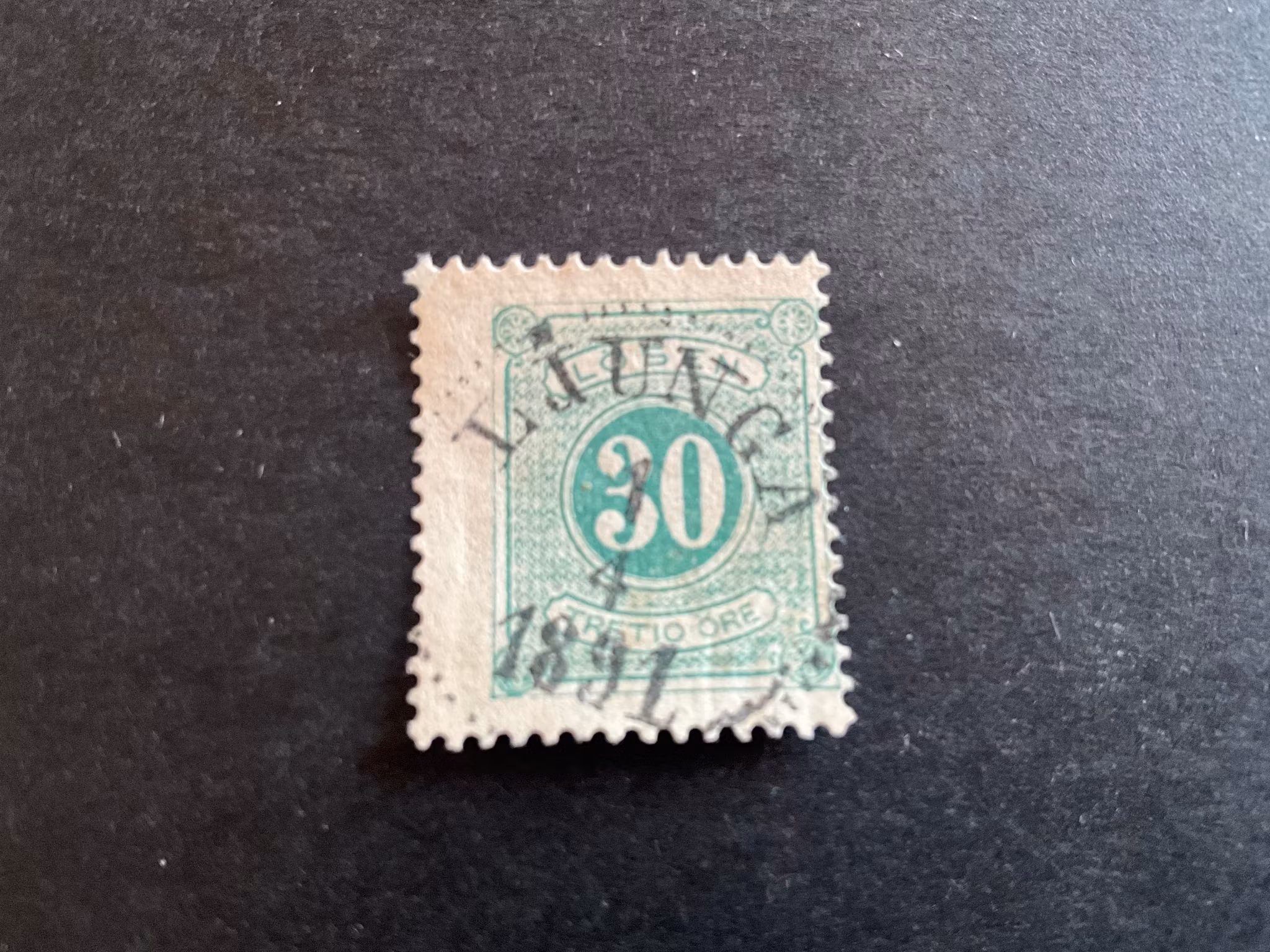 Lösen facit nr L 18 praktstämplat LJUNGÅ