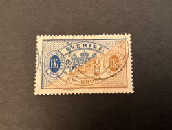 Tjänstefrimärke TJ 24 B stämplat märke
