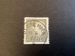 Gustaf VI Adolf typ III facit 431 praktstämplat ÖLSREMMA
