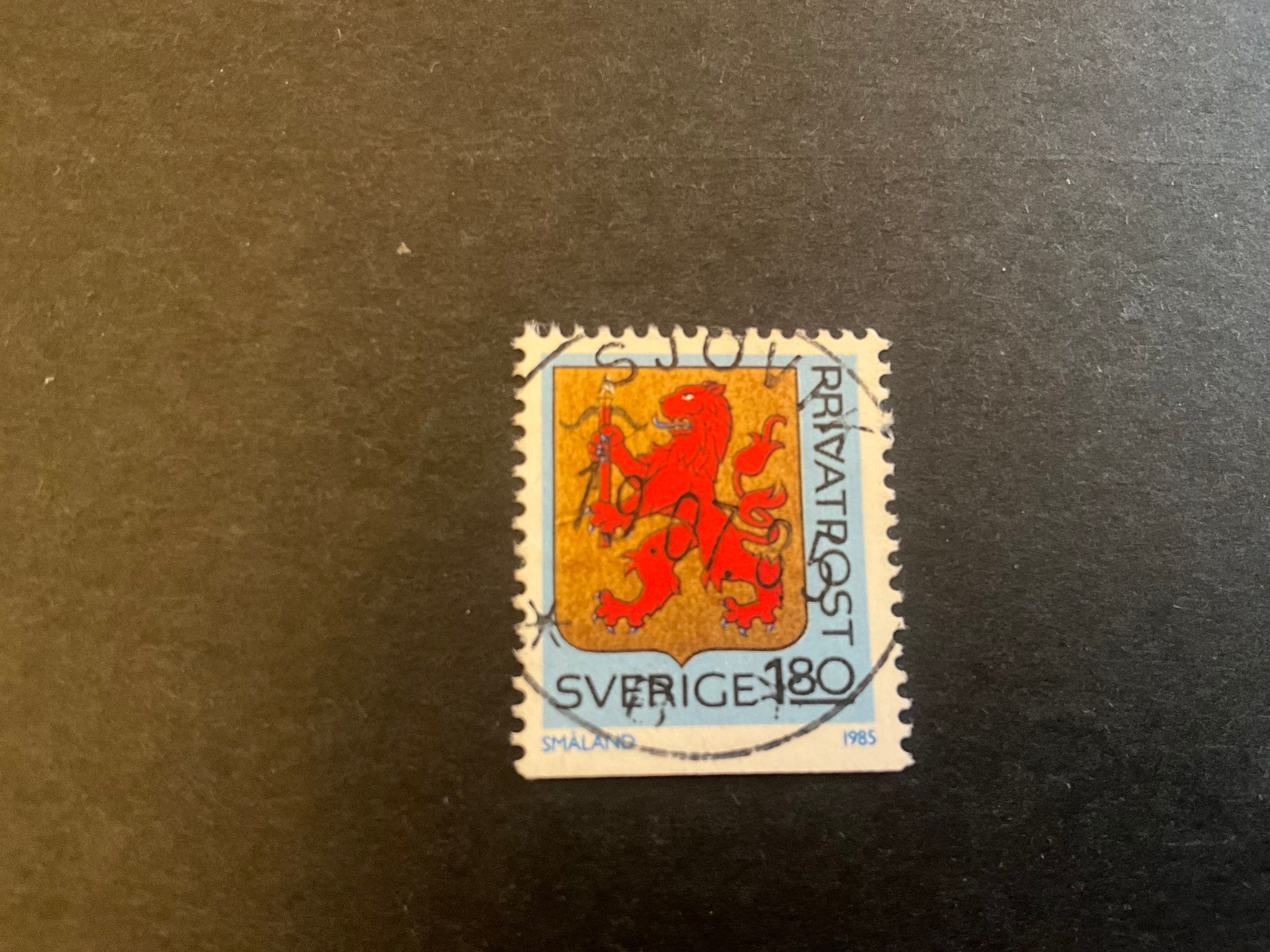 Rabattmärken VII facit 1350 praktstämplat SJÖVIK