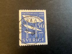 Vattenfall facit nr 500 A praktstämplat TIDAVAD