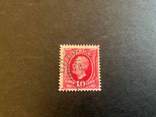 Oscar II facit 54 praktstämplat UDDEBO