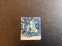 Gustaf II Adolf facit 152 A med lödskarvslinje+del av 2:a märkesbild
