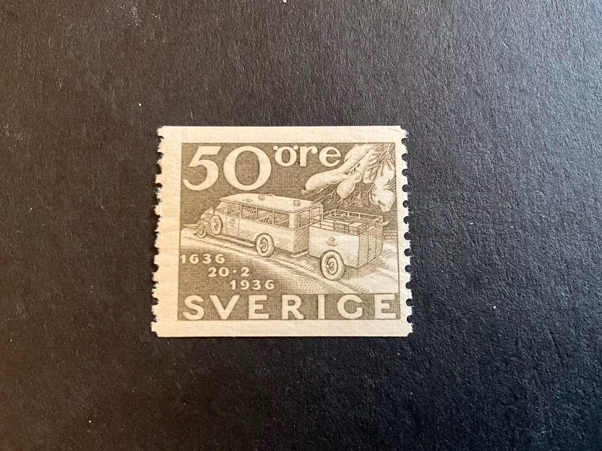 Postverket facit nr 255 postfriskt märke