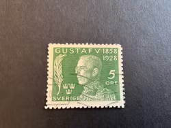 Gustaf V 70 år facit nr 226 stämplat märke