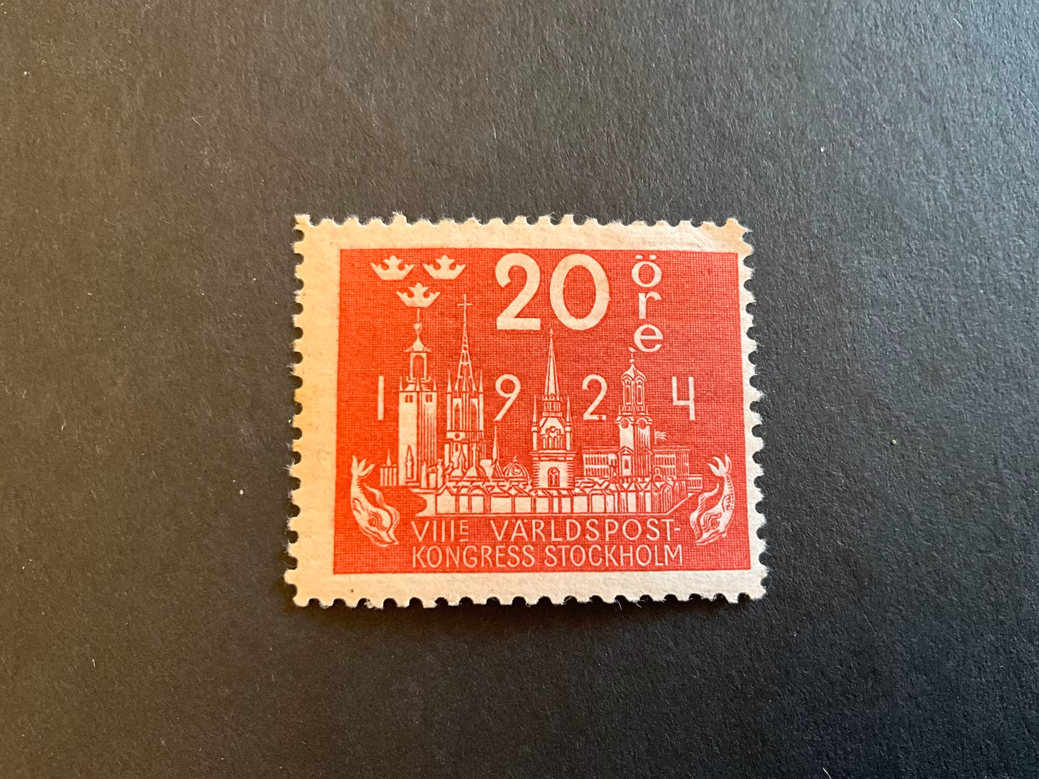 Världspostkongressen facit nr 199 ostämplat märke