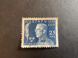 Gustaf V 70 år facit nr 230 stämplat märke