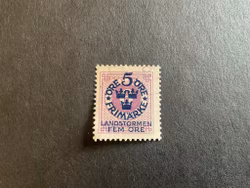 Landstormen I facit nr 109 cc stämplat märke