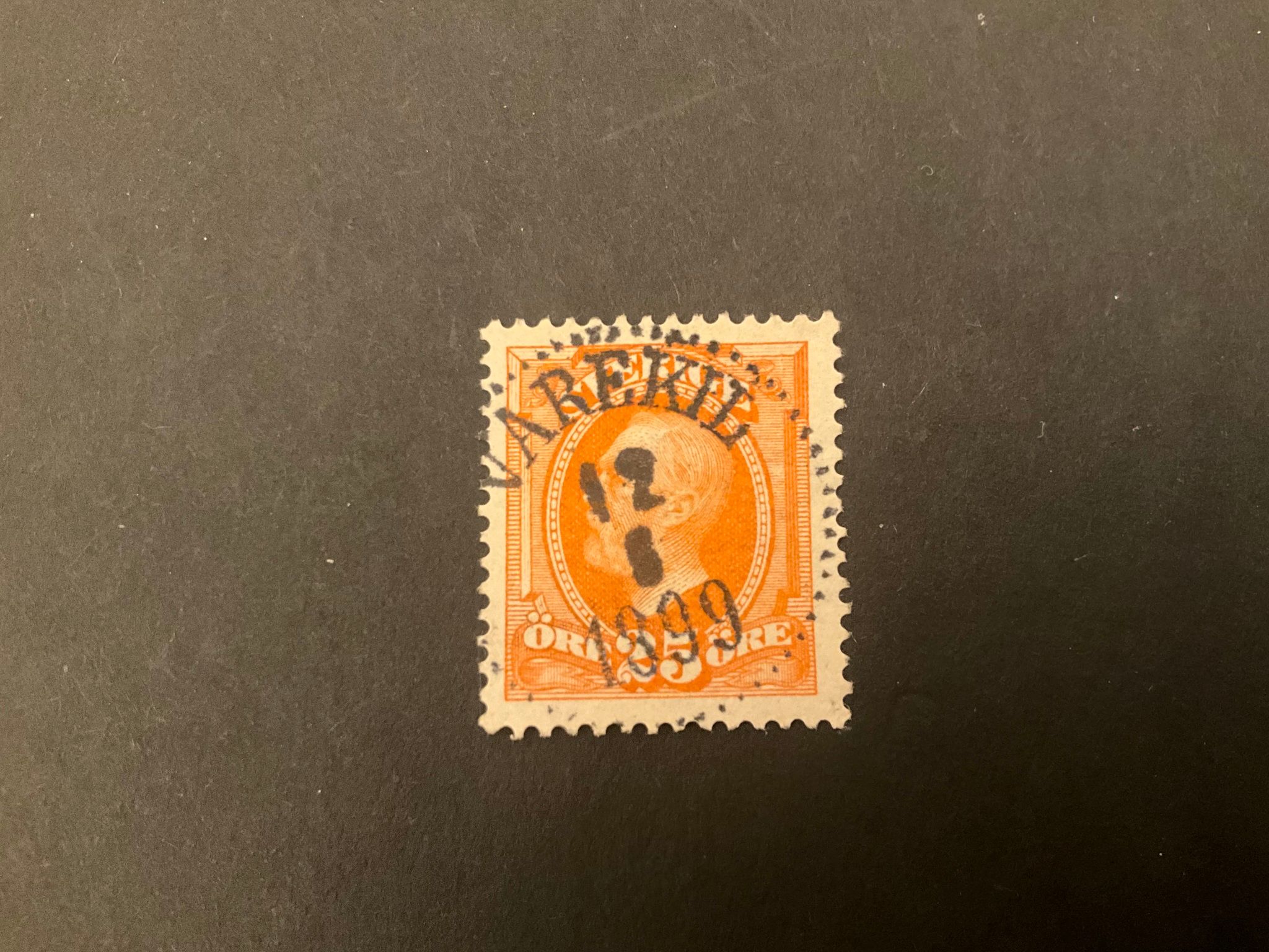 Oscar II facit nr 57 praktstämplat VAREKIL