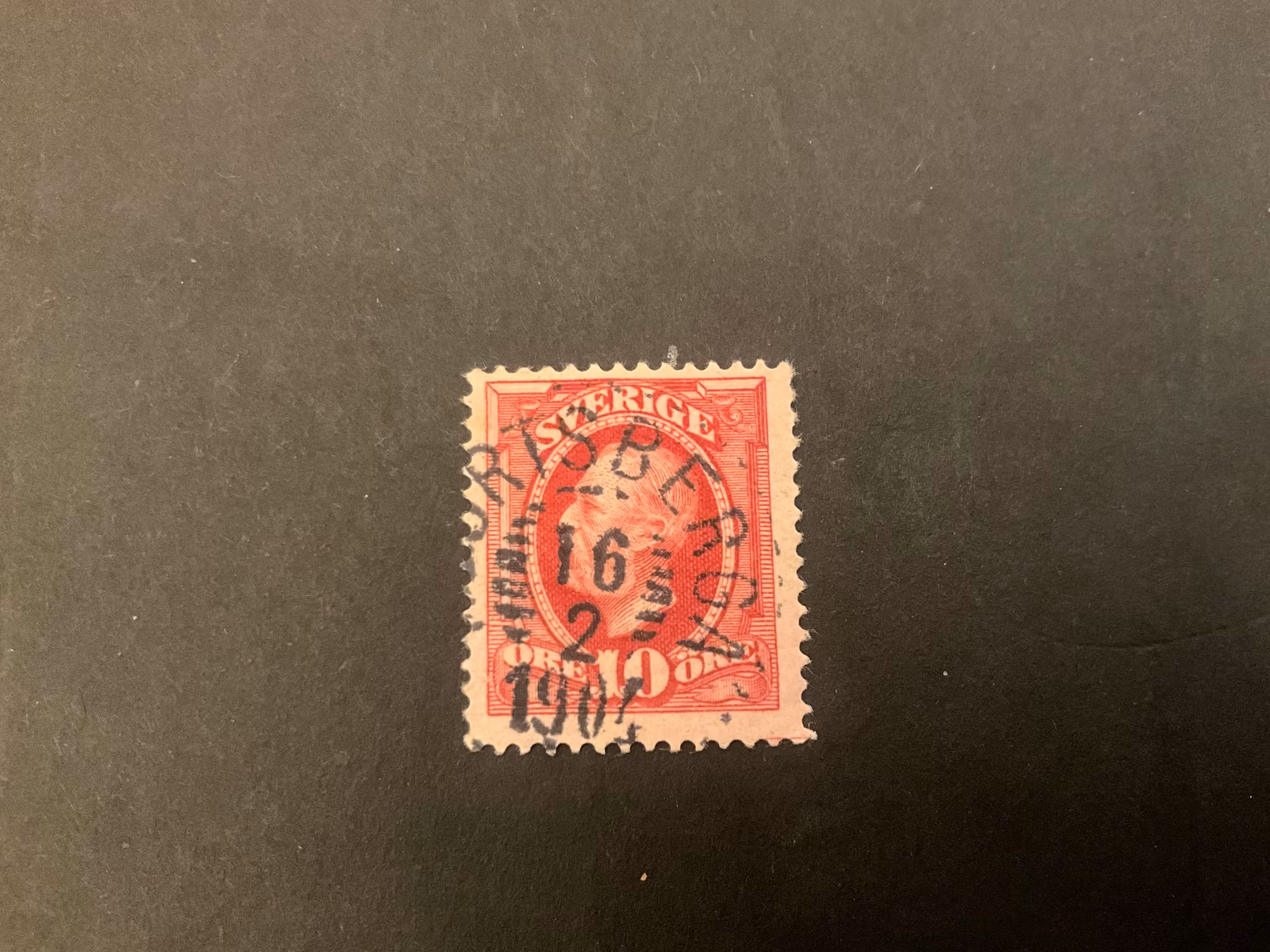 Oscar II facit 54 praktstämplat HJORTSBERGA