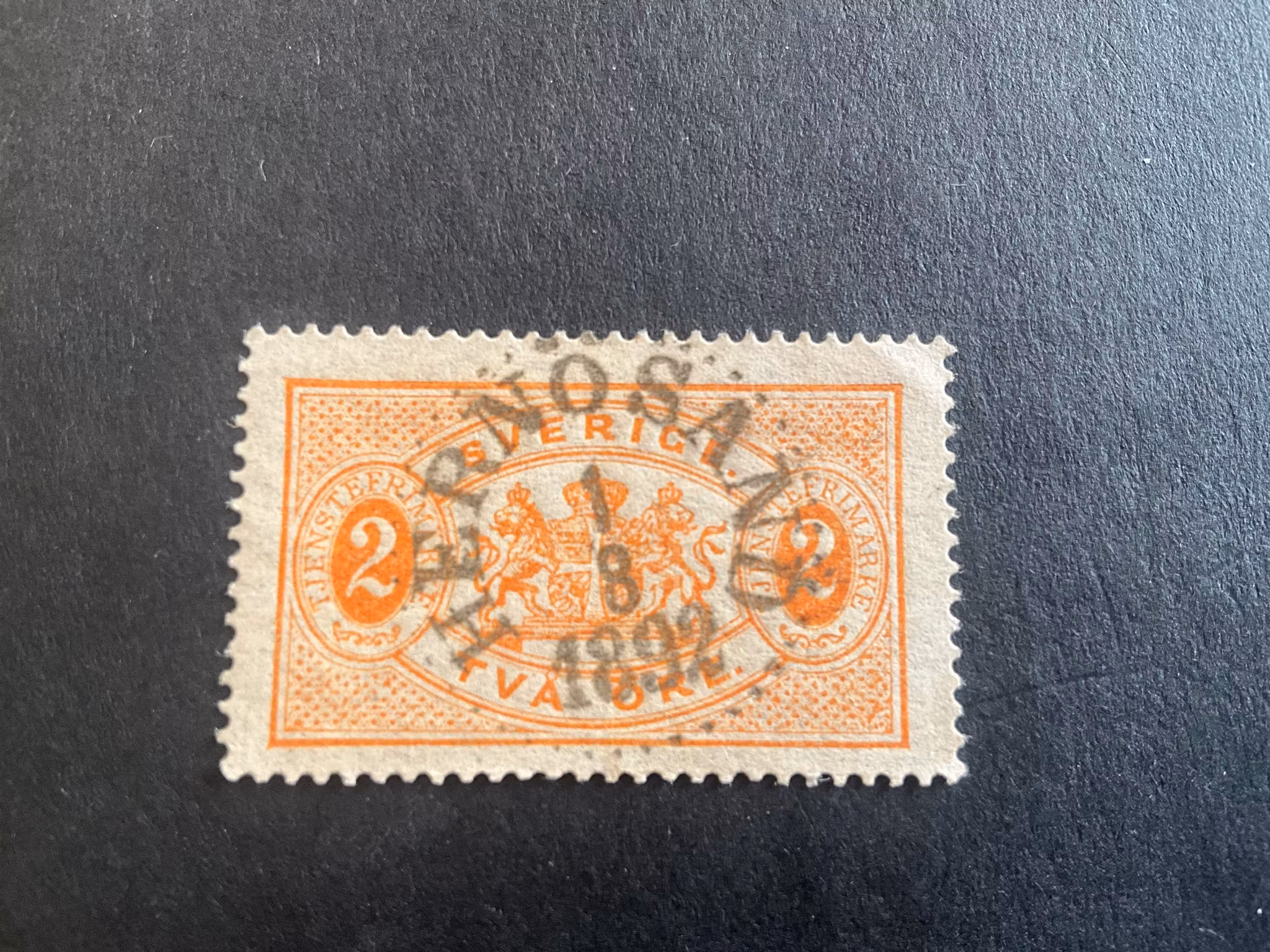 Facit nr TJ 11 prakt/ lyx stämplat HERNÖSAND