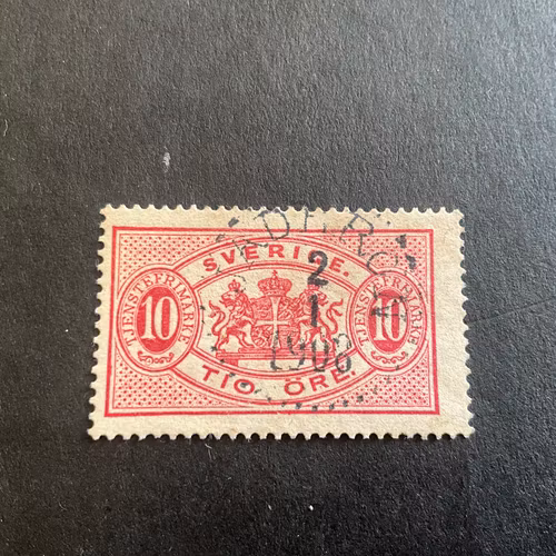 Facit TJ 16 praktstämplat JÄDERÖN