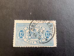 Facit nr TJ 17 stämplat märke
