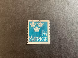 Tre kronor facit nr 305 stämplat märke