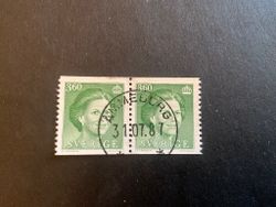Drottning Silvia facit 1439 praktstämplat par ÅMMEBERG
