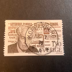 Torgny Segerstedt facit nr 968 lyxstämplat KOPPARBERG