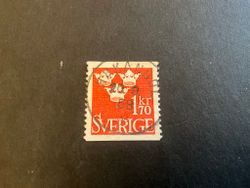 Tre kronor facit nr 304 lyxstämplat HÅKANBOL