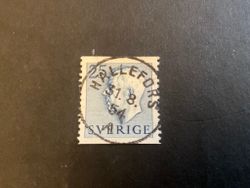 Gustaf VI Adolf facit nr 406 A praktstämplat HÄLLEFORS