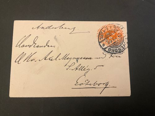 Brev stämplat Göreborg
