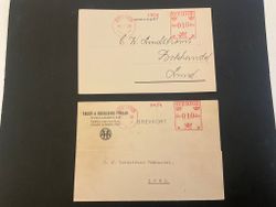 2 st brevkort 10-öres