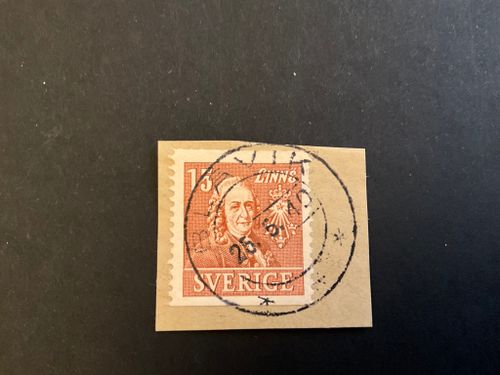 Linné facit nr 321 A praktstämplat på klipp BLÅVIK