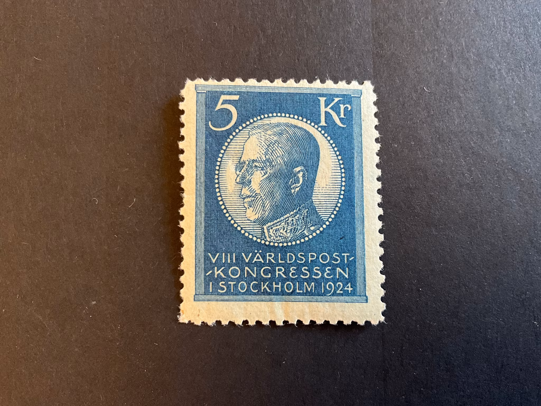 Världspostkongressen facit 210 postfriskt märke