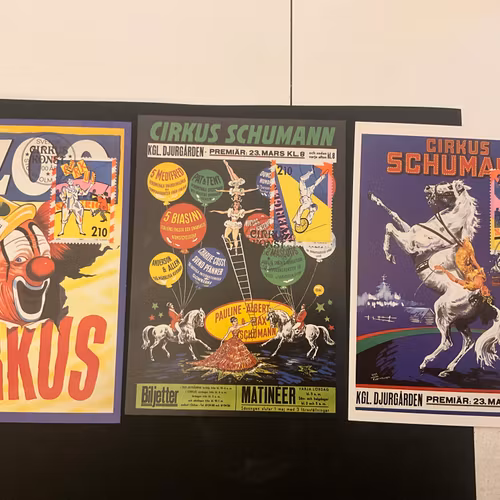 Maximikort 37-39 Svensk Cirkuskonst