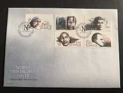 FDC Nobelpristagare fred 1986 facit nr 1430-1434