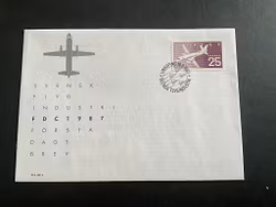 FDC Svensk Flygindustri facit nr 1444