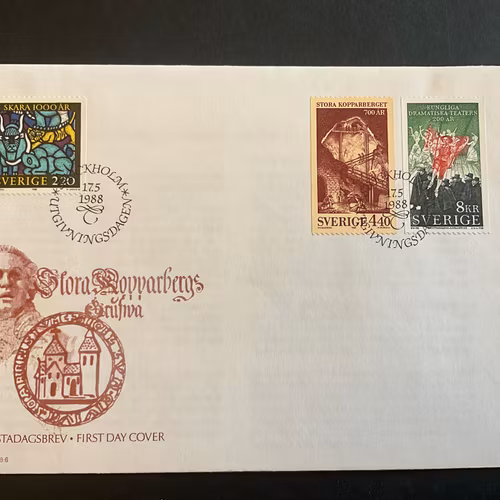 FDC Jubileer facit nr 1509-1511