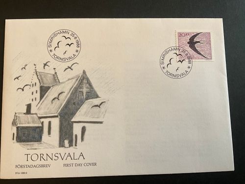 FDC Tornsvala facit nr 1521
