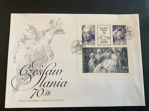 FDC Czeslaw Slania facit nr 1705-1707