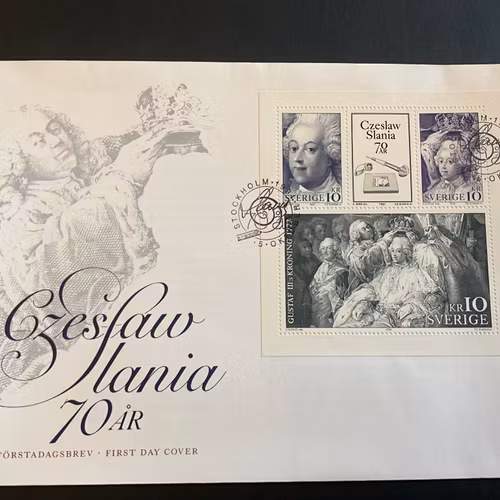 FDC Czeslaw Slania facit nr 1705-1707