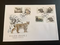 FDC Vilda djur 2 facit nr 1773-1777