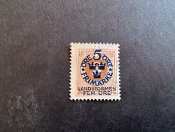 Landstormen I facit nr 106 cc stämplat märke