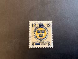 Landstormen III facit nr 133 med ”kommatecken” ovanför R i Öre