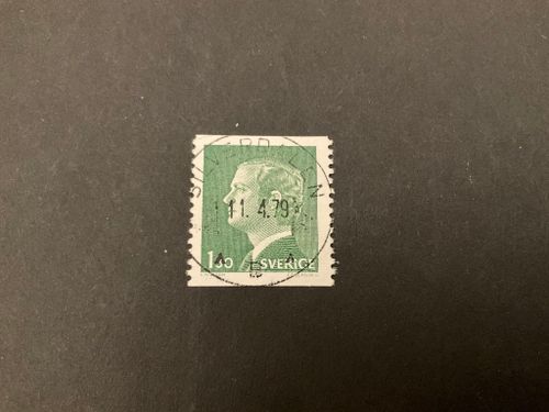 Carl XVI Gustaf typ I facit 952 A lyxstämplat SILVERDALEN