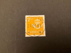 Postens emblem facit nr 1334 lyxstämplat SANDVIKEN 1