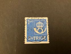 Postens emblem facit 1333 lyxstämplat SANDVIKEN 1