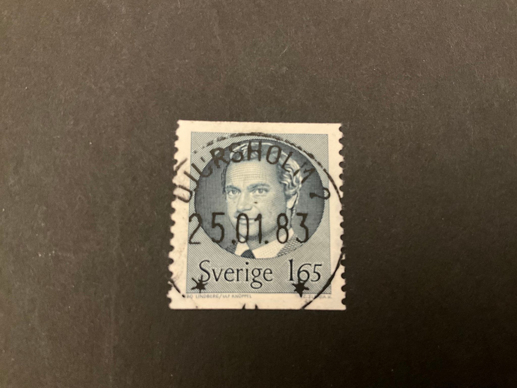 Carl XVI Gustaf typ II facit 1166 lyxstämplat DJURSHOLM 2