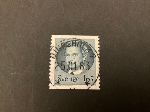 Carl XVI Gustaf typ II facit 1166 lyxstämplat DJURSHOLM 2