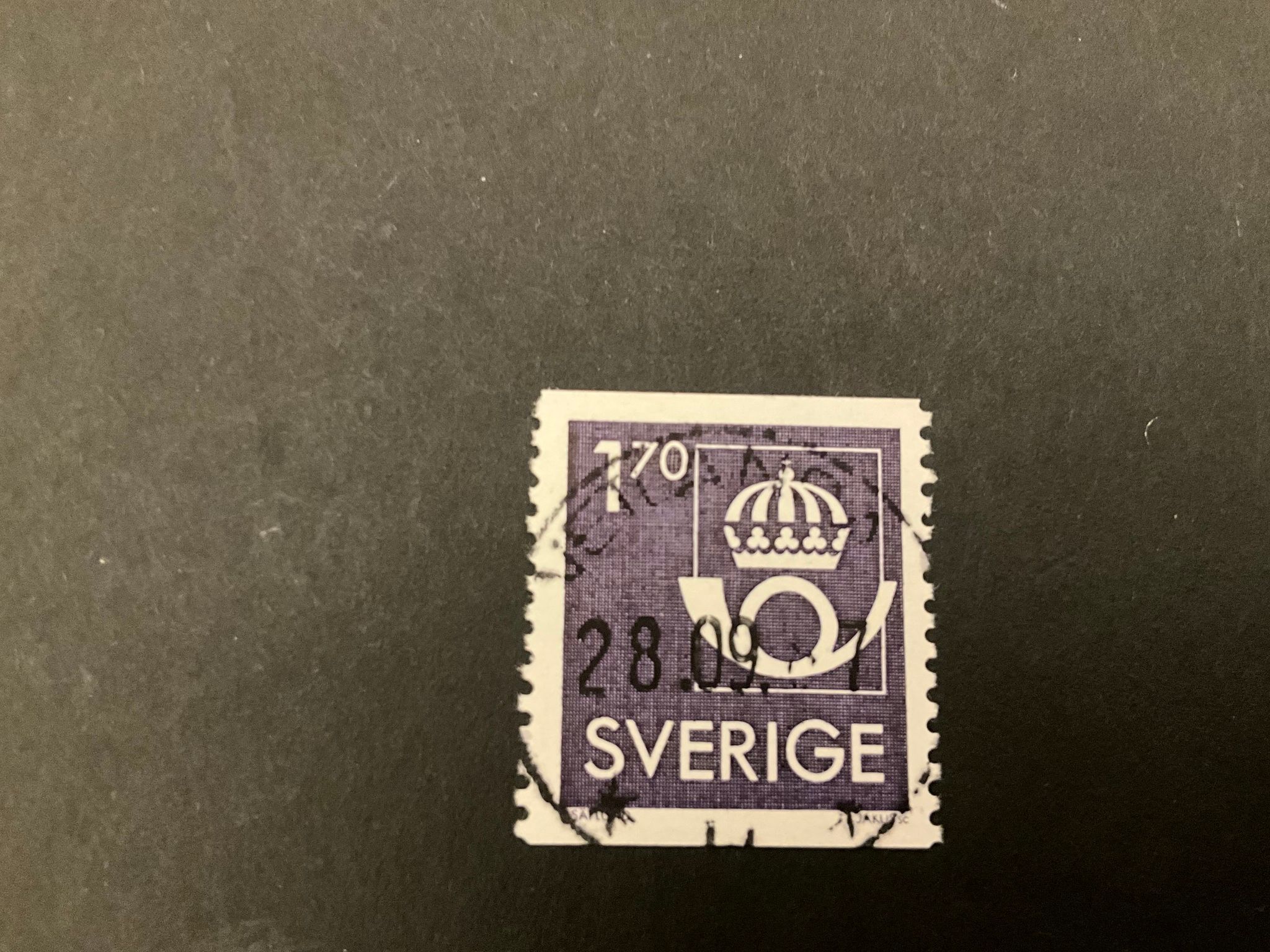 Postens emblem facit nr 1396 praktstämplat VETLANDA