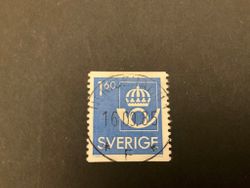 Postens emblem facit nr 1333 lystämplat ULRICEHAMN 1