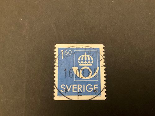 Postens emblem facit nr 1333 lystämplat ULRICEHAMN 1