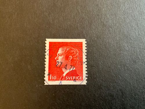 Carl XVI Gustaf typ I facit 919 A praktstämplat ÅRSUNDA