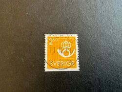 Postens emblem facit 1334 lyxstämplat LULEÅ 1